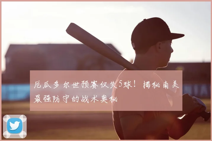 厄瓜多尔世预赛仅失5球!揭秘南美最强防守的战术奥秘