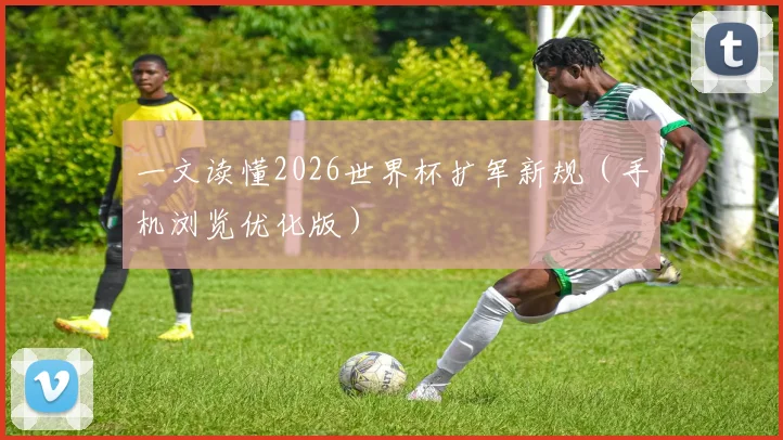 一文读懂2026世界杯扩军新规(手机浏览优化版)